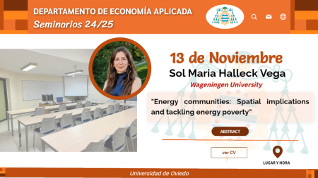 Imagen Seminario de la Dra. Sol María Halleck (Wageningen University)...