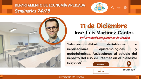Imagen Seminario de Dr. José Luis Martínez Cantos. "Interseccionalidad:...